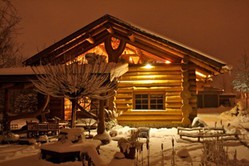 Blockhaus, Naturstammhaus, Holzhaus, bauen