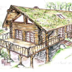 Kanadisches Blockhaus Midsummer Cottage II